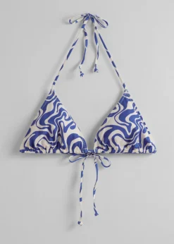 & Other Stories Swimwear | Halterneck Triangle Bikini Top