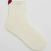 & Other Stories Lingerie | Heart Socks Cream