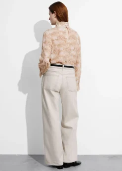 & Other Stories Blouses & Shirts | High-Collar Silk Blouse