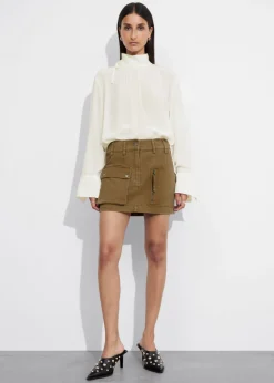 & Other Stories Blouses & Shirts | High-Collar Silk Blouse