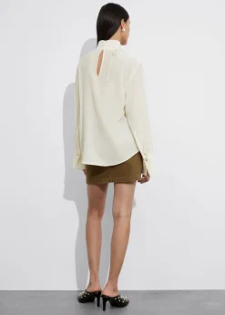 & Other Stories Blouses & Shirts | High-Collar Silk Blouse