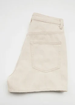 & Other Stories Shorts | High-Waist Denim Shorts Light Beige