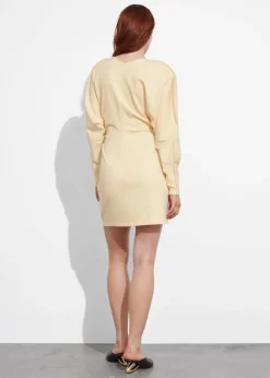 & Other Stories Dresses | Hourglass Mini Dress Yellow