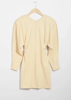 & Other Stories Dresses | Hourglass Mini Dress Yellow