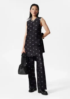 & Other Stories Dresses | Jacquard Mini Dress Black