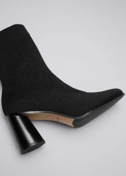 & Other Stories Boots | Knit Sock Boots Black/Glitter