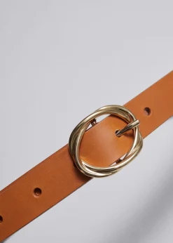 & Other Stories Belts | Knot-Buckle Leather Belt