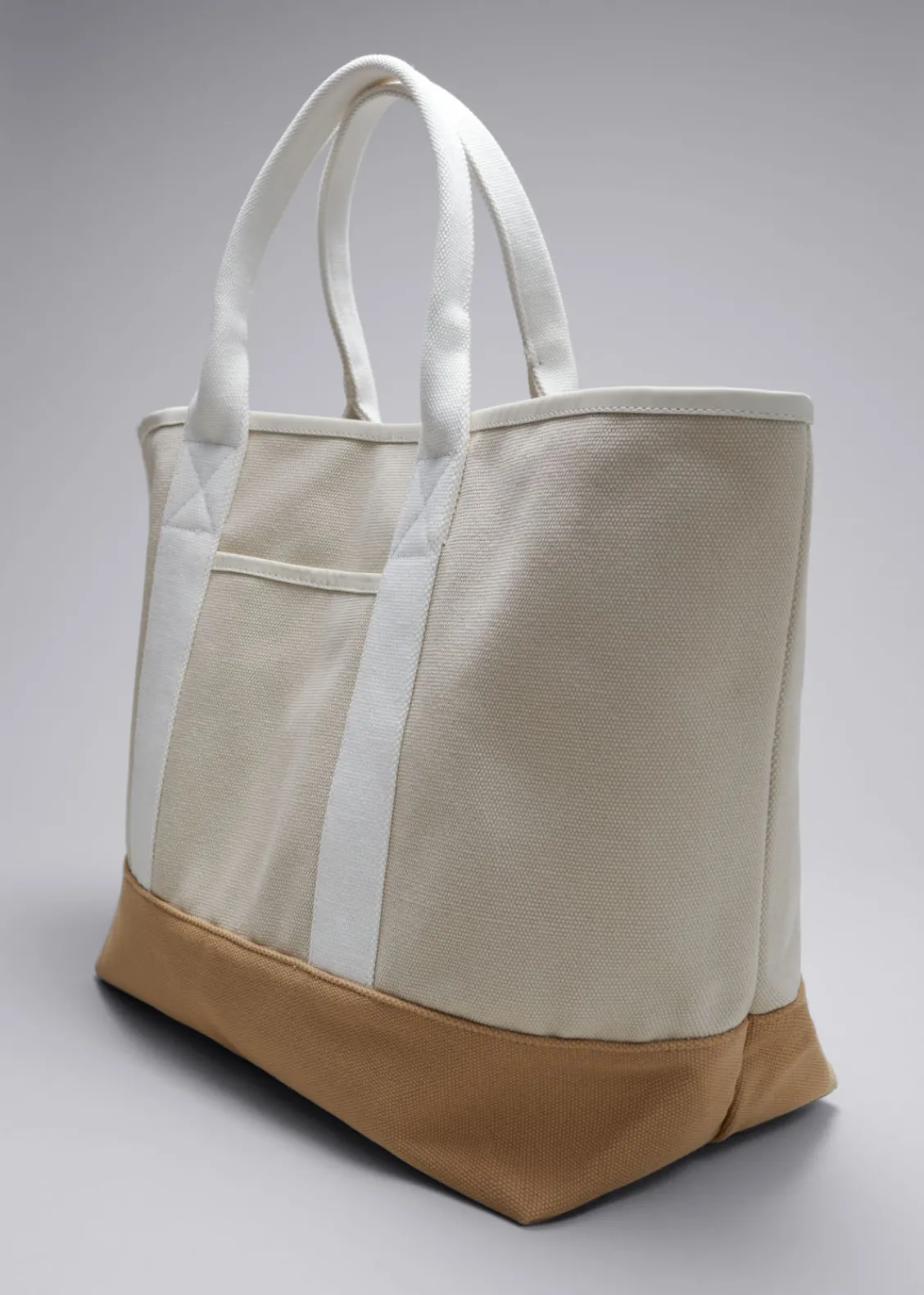 & Other Stories Totes | Swimwear | Large Canvas Tote Beige