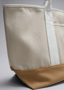 & Other Stories Totes | Swimwear | Large Canvas Tote Beige