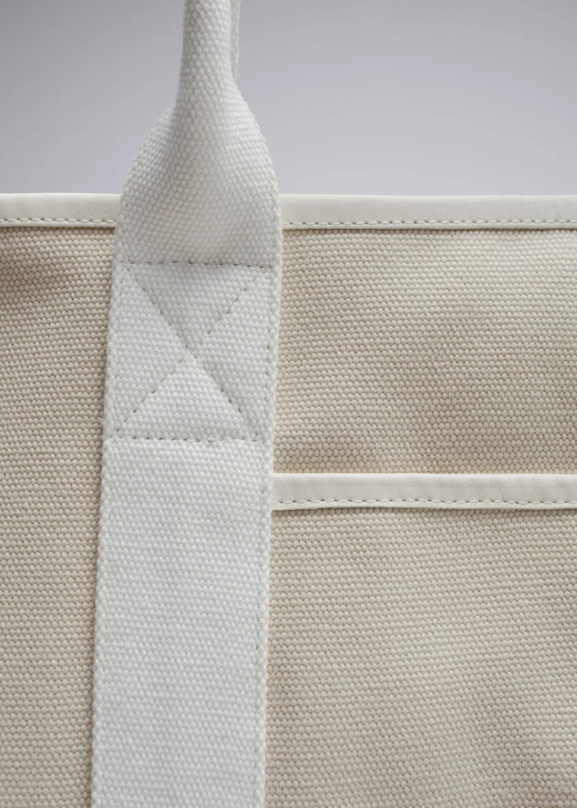 & Other Stories Totes | Swimwear | Large Canvas Tote Beige