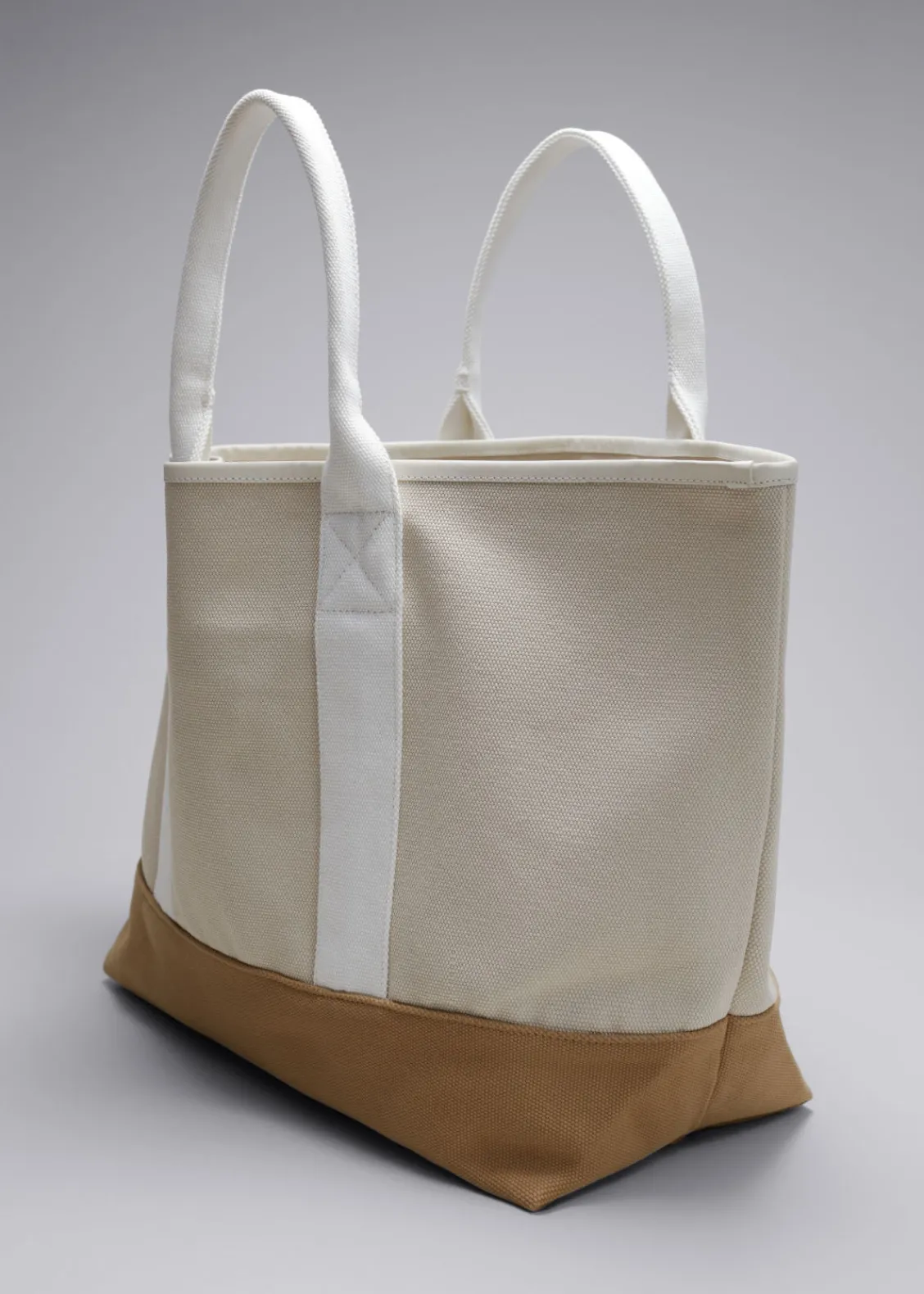 & Other Stories Totes | Swimwear | Large Canvas Tote Beige