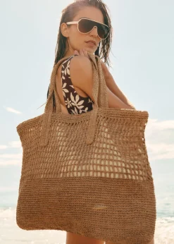 & Other Stories Totes | Large Crochet- Tote Straw