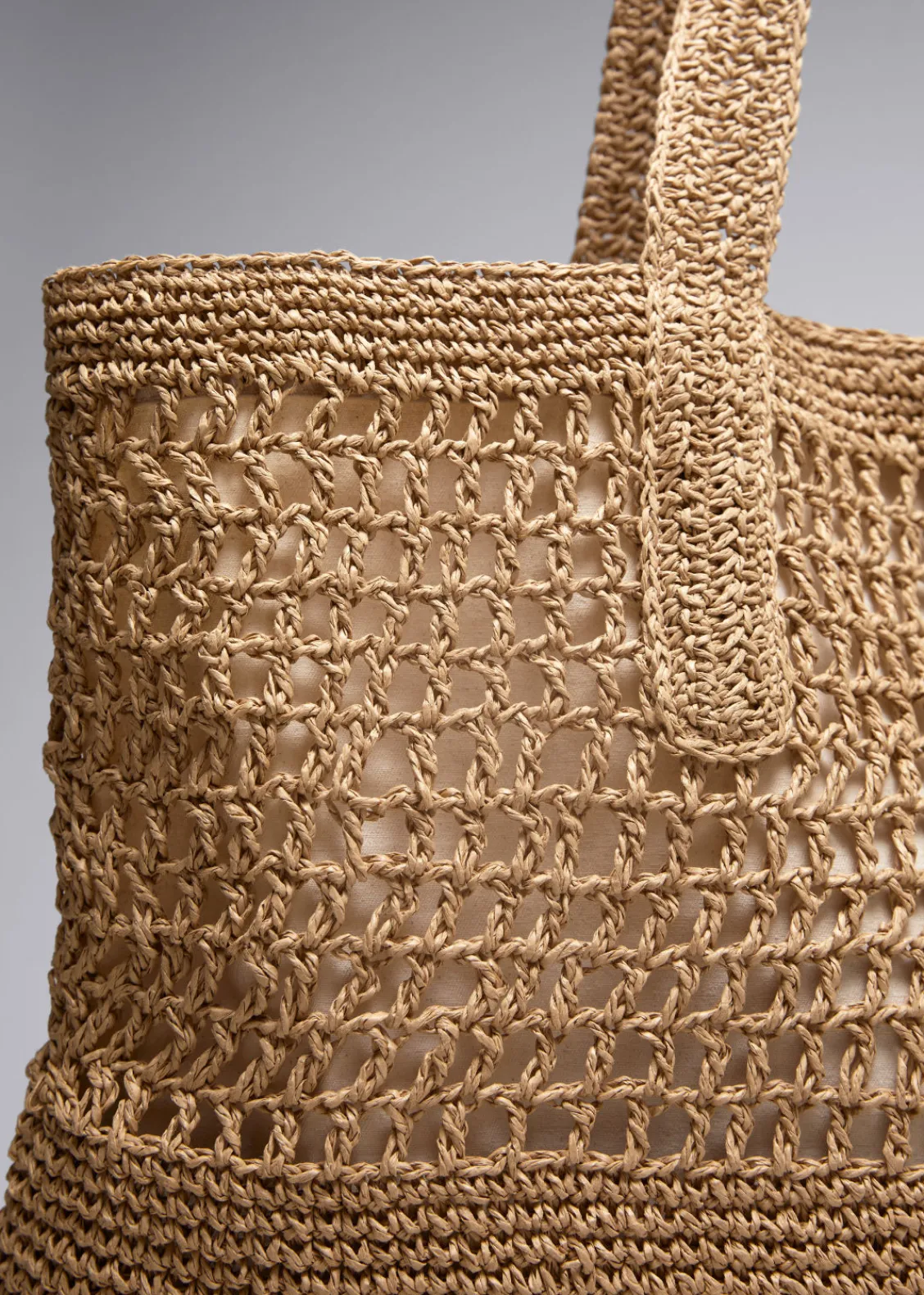 & Other Stories Totes | Large Crochet- Tote Straw
