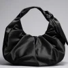 & Other Stories Shoulder Bags | Large Satin Shoulder Bag Black