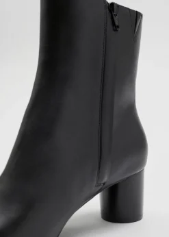 & Other Stories Boots | Leather Ankle Boots Black