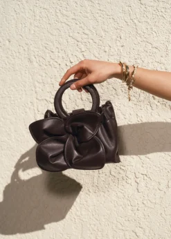& Other Stories Shoulder Bags | Leather Blossom Bag Mahogany