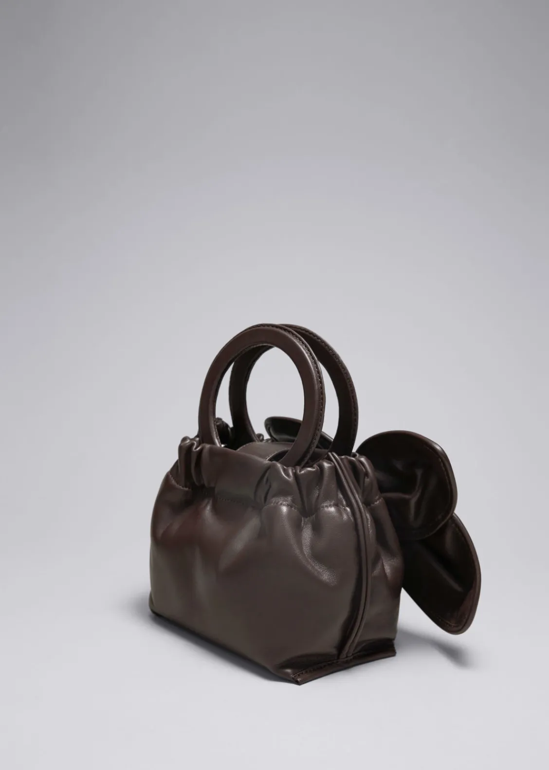& Other Stories Shoulder Bags | Leather Blossom Bag Mahogany