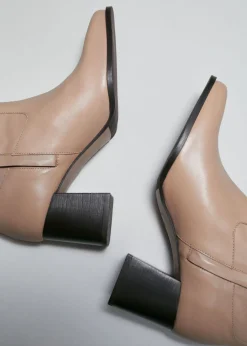 & Other Stories Boots | Leather Knee Boots Beige