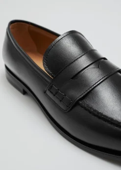 & Other Stories Loafers & Flats | Leather Penny Loafers Black