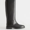 & Other Stories Boots | Leather Riding Boots