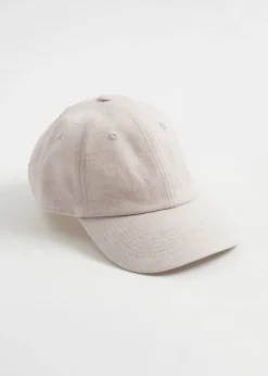 & Other Stories Hats | Linen Baseball Cap Wheat
