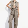 & Other Stories Sets & Suits | Pants | Linen-Blend Paperbag Trousers Mole