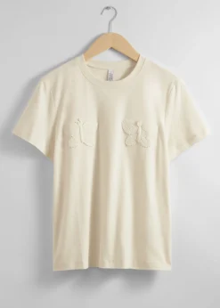 & Other Stories Tops | Linen-Blend T-Shirt