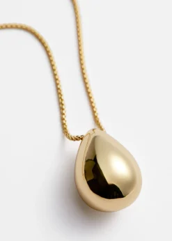 & Other Stories Necklaces | Long Drop-Pendant Necklace Gold