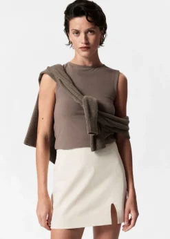 & Other Stories Skirts | Low-Waist Mini Skirt White