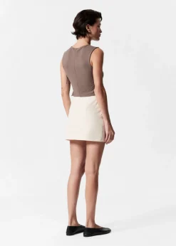 & Other Stories Skirts | Low-Waist Mini Skirt White
