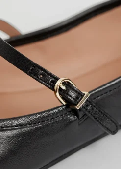 & Other Stories Loafers & Flats | Mary Jane Leather Ballerina Flats