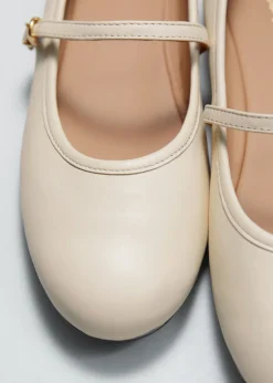 & Other Stories Loafers & Flats | Mary Jane Leather Ballerina Flats