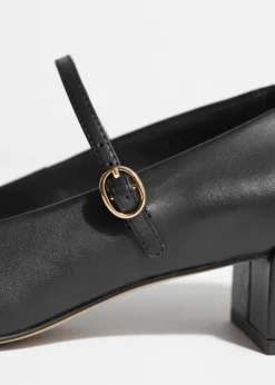 & Other Stories Heels | Mary-Jane Leather Pumps