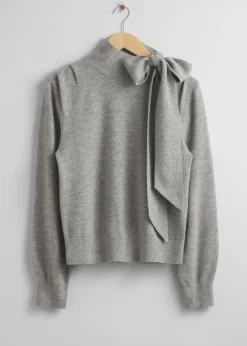 & Other Stories Sweaters & Knits | Merino Tie-Neck Sweater