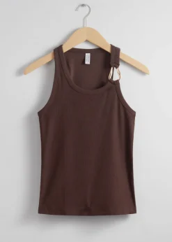 & Other Stories Tops | Metal-Buckle Tank Top