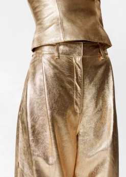 & Other Stories Sets & Suits | Pants | Metallic Leather Trousers