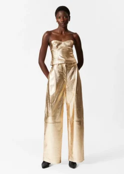 & Other Stories Sets & Suits | Pants | Metallic Leather Trousers