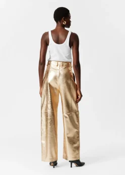 & Other Stories Sets & Suits | Pants | Metallic Leather Trousers