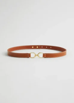 & Other Stories Belts | Mid-Waist Leather Belt