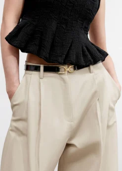 & Other Stories Belts | Mid-Waist Leather Belt