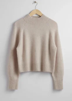 & Other Stories Sweaters & Knits | Mock Neck Wool Sweater