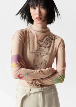 & Other Stories Tops | Mock-Neck Top