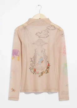 & Other Stories Tops | Mock-Neck Top