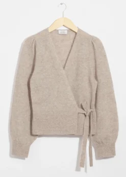 & Other Stories Sweaters & Knits | Mohair-Blend Knitted Wrap Cardigan