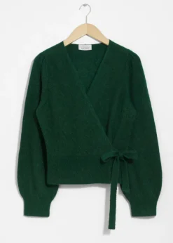 & Other Stories Sweaters & Knits | Mohair-Blend Knitted Wrap Cardigan