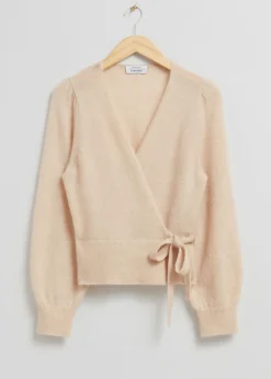 & Other Stories Sweaters & Knits | Mohair-Blend Knitted Wrap Cardigan