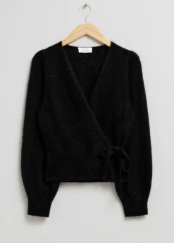& Other Stories Sweaters & Knits | Mohair-Blend Knitted Wrap Cardigan