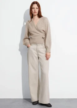 & Other Stories Sweaters & Knits | Mohair-Blend Knitted Wrap Cardigan
