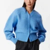 & Other Stories Sweaters & Knits | Mohair-Blend Rib-Knit Cardigan Blue