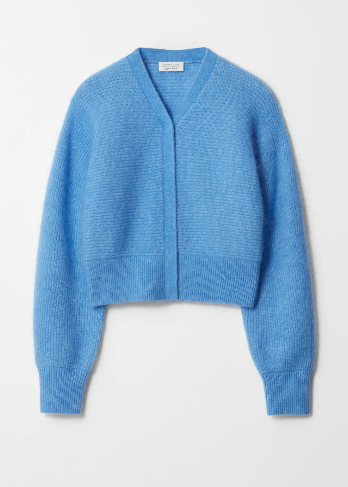 & Other Stories Sweaters & Knits | Mohair-Blend Rib-Knit Cardigan Blue